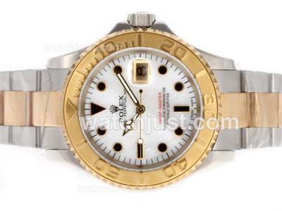 Rolex Yacht-Master Swiss ETA 2836 Movement Two Tone with MOP Dial