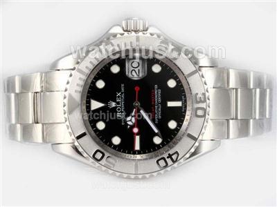 Rolex Yacht-Master Swiss ETA 2836 Movement with Black Dial