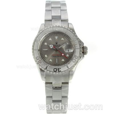 Rolex Yacht-Master Swiss ETA 2836 Movement with Gray Dial S/S