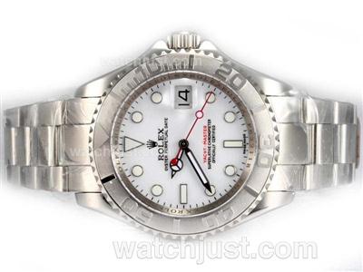 Rolex Yacht-Master Swiss ETA 2836 Movement with White Dial