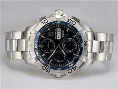 Tag Heuer Aquaracer Blue Dial Same Chassis As 7750-High Quality Replica Watch TAG3969