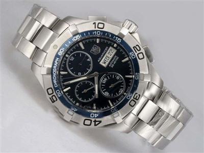 Tag Heuer Aquaracer Blue Dial Same Chassis As 7750-High Quality Replica Watch TAG3969