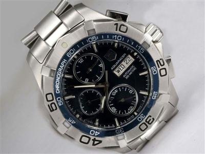 Tag Heuer Aquaracer Blue Dial Same Chassis As 7750-High Quality Replica Watch TAG3969