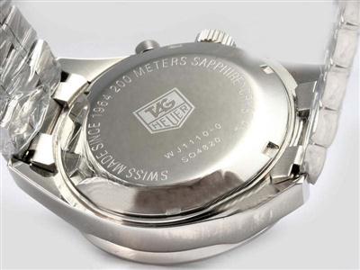 Tag Heuer Aquaracer White Dial Same Chassis As 7750 New Version-High Quality Replica Watch TAG7757