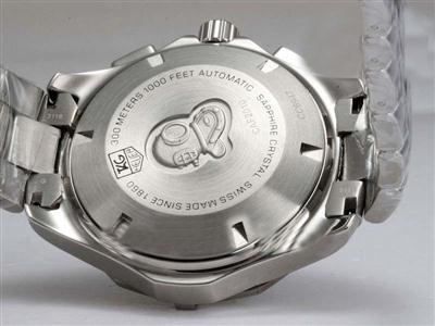 Tag Heuer Carrera Black Dial And Rubber Strap Replica Watch TAG7394