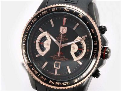 Tag Heuer Carrera Black Dial Replica Watch TAG6508