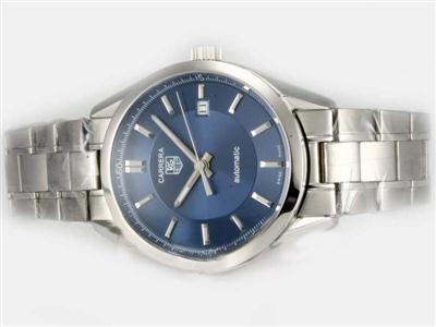 Tag Heuer Carrera Blue Dial-Same Chassis As Swiss Version-High Quality Replica Watch TAG2221