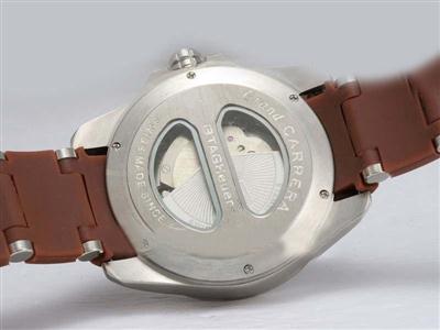 Tag Heuer Carrera Brown Dial And Rubber Strap Replica Watch TAG6149