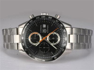 Tag Heuer Carrera Chronograph AR Coating Same Chassis As 7750-High Quality Replica Watch TAG6344