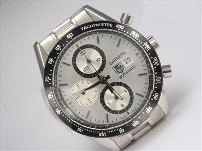 Tag Heuer Carrera Chronograph Black Bezel Replica Watch TAG5300
