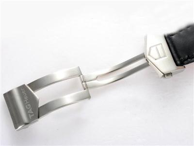 Tag Heuer Carrera Chronograph Black Dial And Bezel-Deployment Buckle Replica Watch TAG5354
