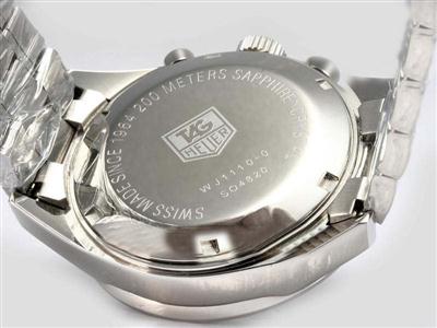 Tag Heuer Carrera Chronograph Black Dial And Bezel Same Casing As 7750-High Quality Replica Watch TAG6017
