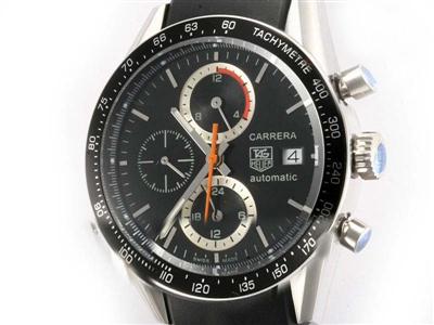 Tag Heuer Carrera Chronograph Black Dial-Deployment Buckle Same Chassis As 7750-High Quality Replica Watch TAG8758