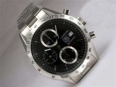 Tag Heuer Carrera Chronograph Black Dial Replica Watch TAG1958