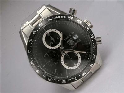 Tag Heuer Carrera Chronograph Black Dial Replica Watch TAG5135