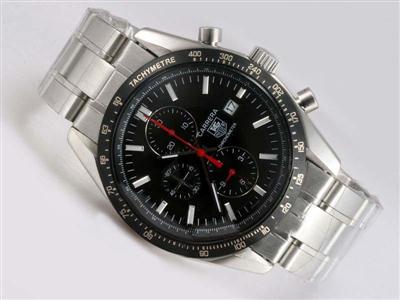 Tag Heuer Carrera Chronograph black dial Replica Watch TAG6246