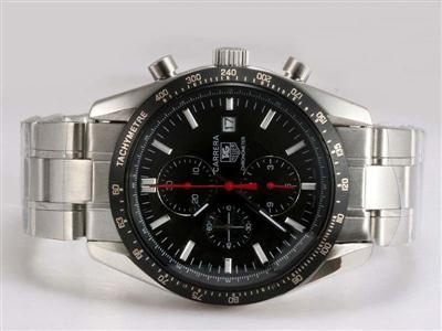Tag Heuer Carrera Chronograph black dial Replica Watch TAG6246