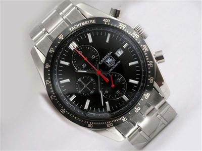 Tag Heuer Carrera Chronograph black dial Replica Watch TAG6246