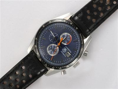 Tag Heuer Carrera Chronograph Blue Dial Replica Watch TAG6607