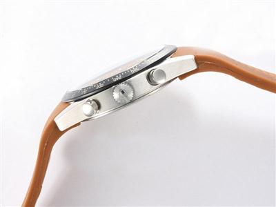 Tag Heuer Carrera Chronograph Brown Dial And Rubber Strap Replica Watch TAG3981