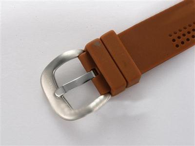 Tag Heuer Carrera Chronograph Brown Dial And Rubber Strap Replica Watch TAG3981