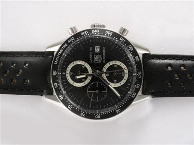 Tag Heuer Carrera Chronograph Deployment Buckle Same Chassis As 7750-High Quality Replica Watch TAG2385