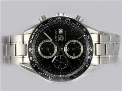 Tag Heuer Carrera Chronograph Same Chassis As 7750-High Quality Replica Watch TAG3497