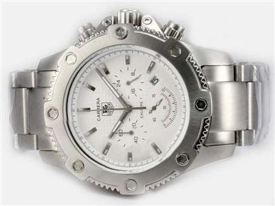 Tag Heuer Carrera Chronograph White Dial Replica Watch TAG3311