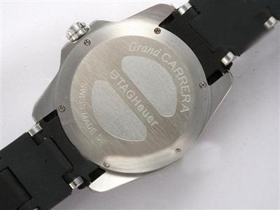 Tag Heuer Carrera Rubber Strap Replica Watch TAG8496