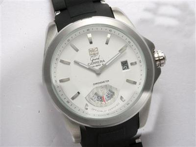 Tag Heuer Carrera Rubber Strap Replica Watch TAG8496