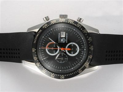Tag Heuer Carrera Rubber Strap Replica Watch TAG8515