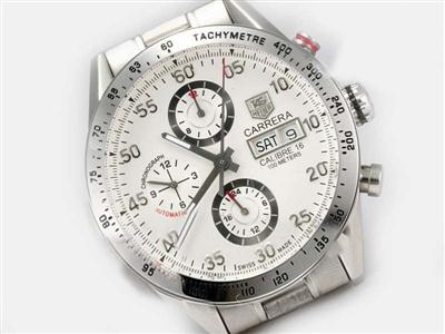 Tag Heuer Carrera Same Chassis As 7750 Version-New Model Replica Watch TAG5807