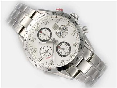 Tag Heuer Carrera Same Chassis As 7750 Version-New Model Replica Watch TAG5807