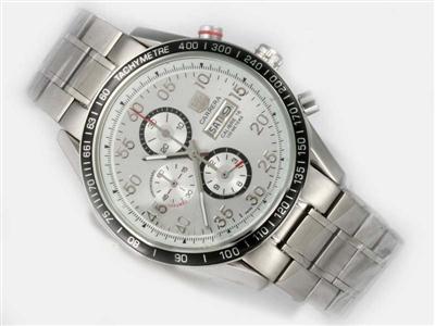 Tag Heuer Carrera Silver Dial-New Version Replica Watch TAG6109