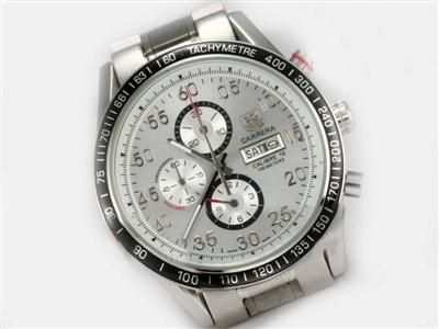 Tag Heuer Carrera Silver Dial-New Version Replica Watch TAG6109