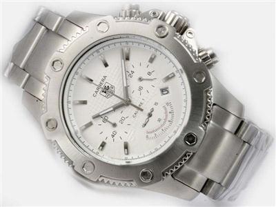 Tag Heuer Carrera White Dial Replica Watch TAG3061