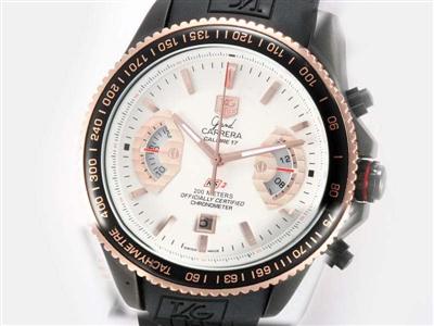 Tag Heuer Carrera White Dial Replica Watch TAG5489