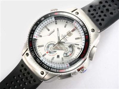 Tag Heuer Carrera White Dial Replica Watch TAG8608