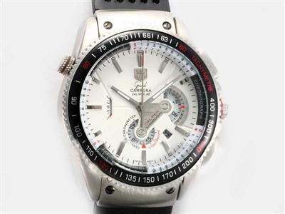 Tag Heuer Carrera White Dial Replica Watch TAG8608