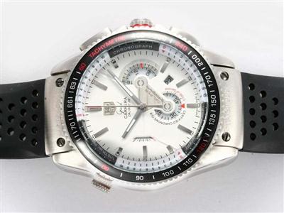 Tag Heuer Carrera White Dial Replica Watch TAG8608