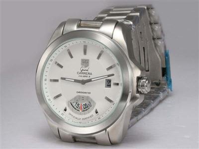 Tag Heuer Carrera White Dial Replica Watch TAG8784