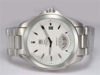 Tag Heuer Carrera White Dial Replica Watch TAG8784