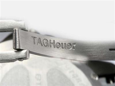 Tag Heuer Carrera White Dial-Rubber Strap Replica Watch TAG7556