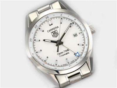 Tag Heuer Carrera White Dial-Same Chassis As Swiss Version-High Quality Replica Watch TAG1792