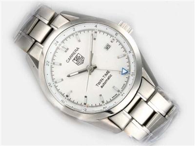 Tag Heuer Carrera White Dial-Same Chassis As Swiss Version-High Quality Replica Watch TAG1792