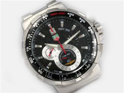 Tag Heuer Formula 1 SLR Golf Black Dial And Bezel-Indy 500 New Version Replica Watch TAG5128