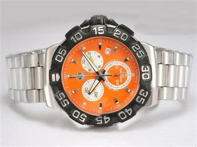 Tag Heuer Formula 1 SLR Golf Orange Dial With Black Bezel Replica Watch TAG6457