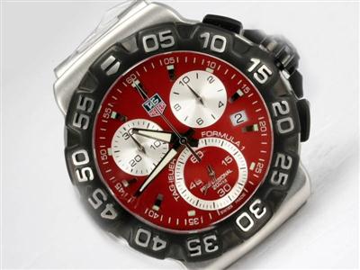Tag Heuer Formula 1 SLR Golf Red Dial Replica Watch TAG9396