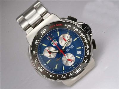 Tag Heuer Indy 500 Blue Dial With Black Bezel Replica Watch TAG5240