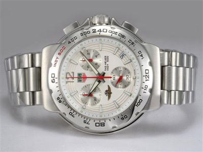 Tag Heuer Indy 500 White Dial Replica Watch TAG6959